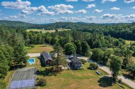 The Landgrove Inn and InView Center for the Arts: Aerial View of Inn