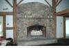 Lakeview Inn: Lakeview Inn Fieldstone Fireplace